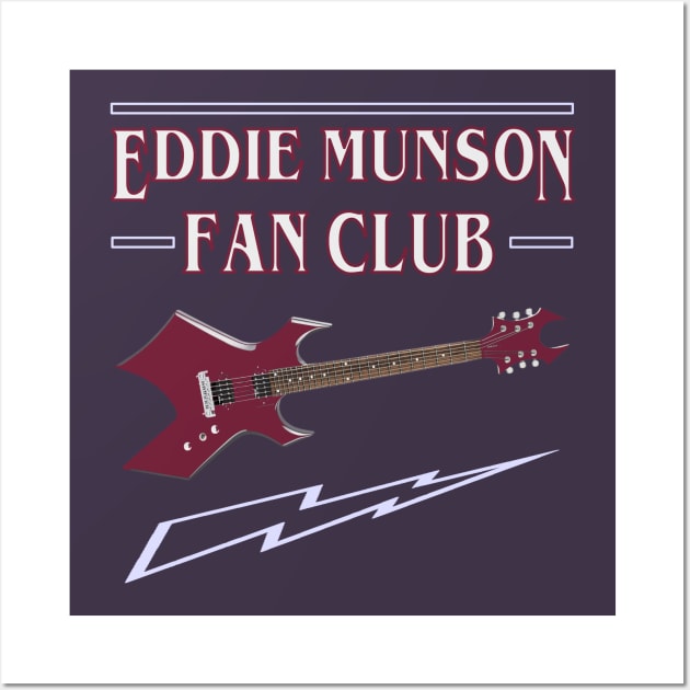 Eddie Munson Fan Club Wall Art by Blended Designs